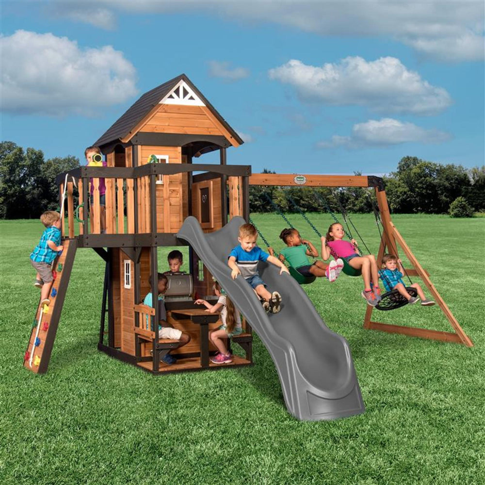Canyon Creek Backyard Discovery cedar playset