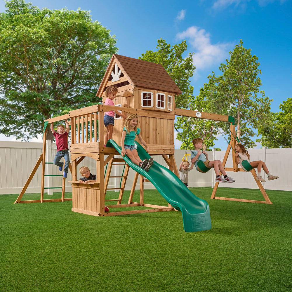 Edgewood Backyard Discovery cedar playset