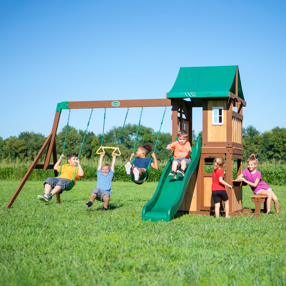 Lakewood Backyard Discovery cedar playset