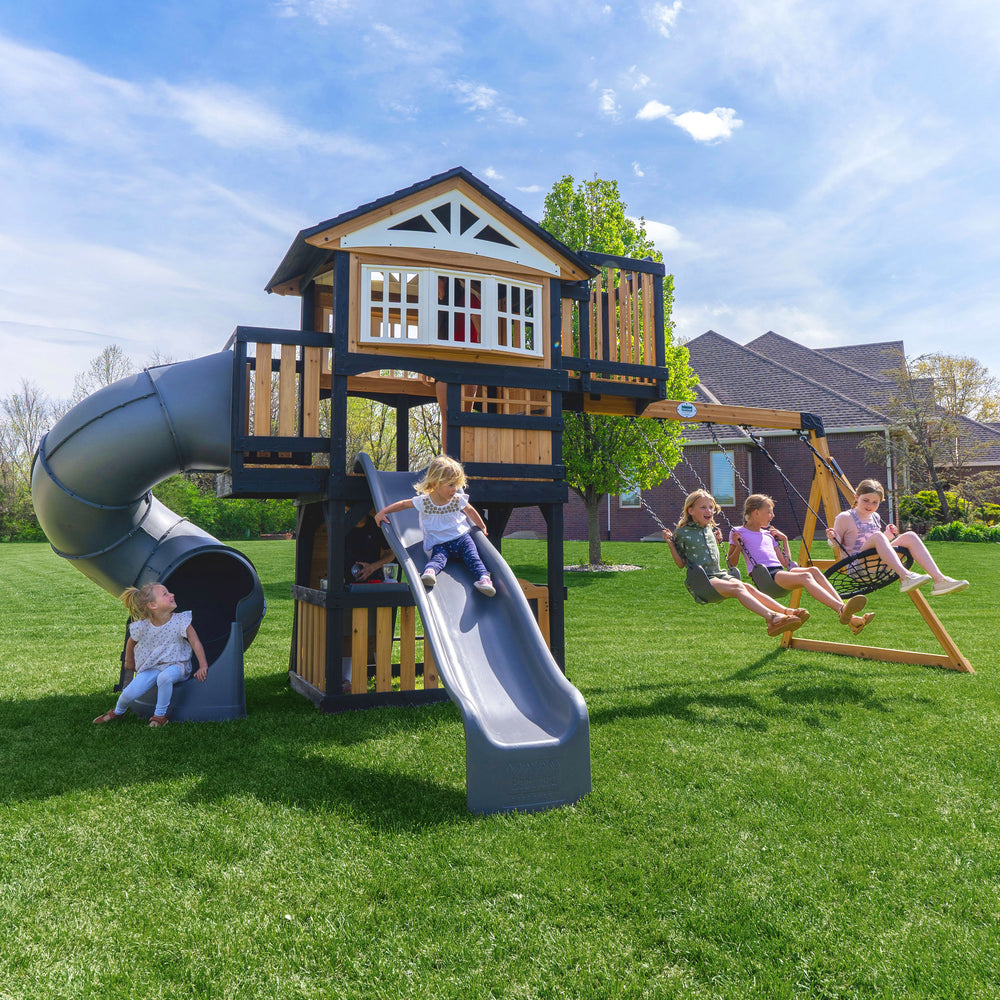 Magnolia Falls Backyard Discovery cedar playset