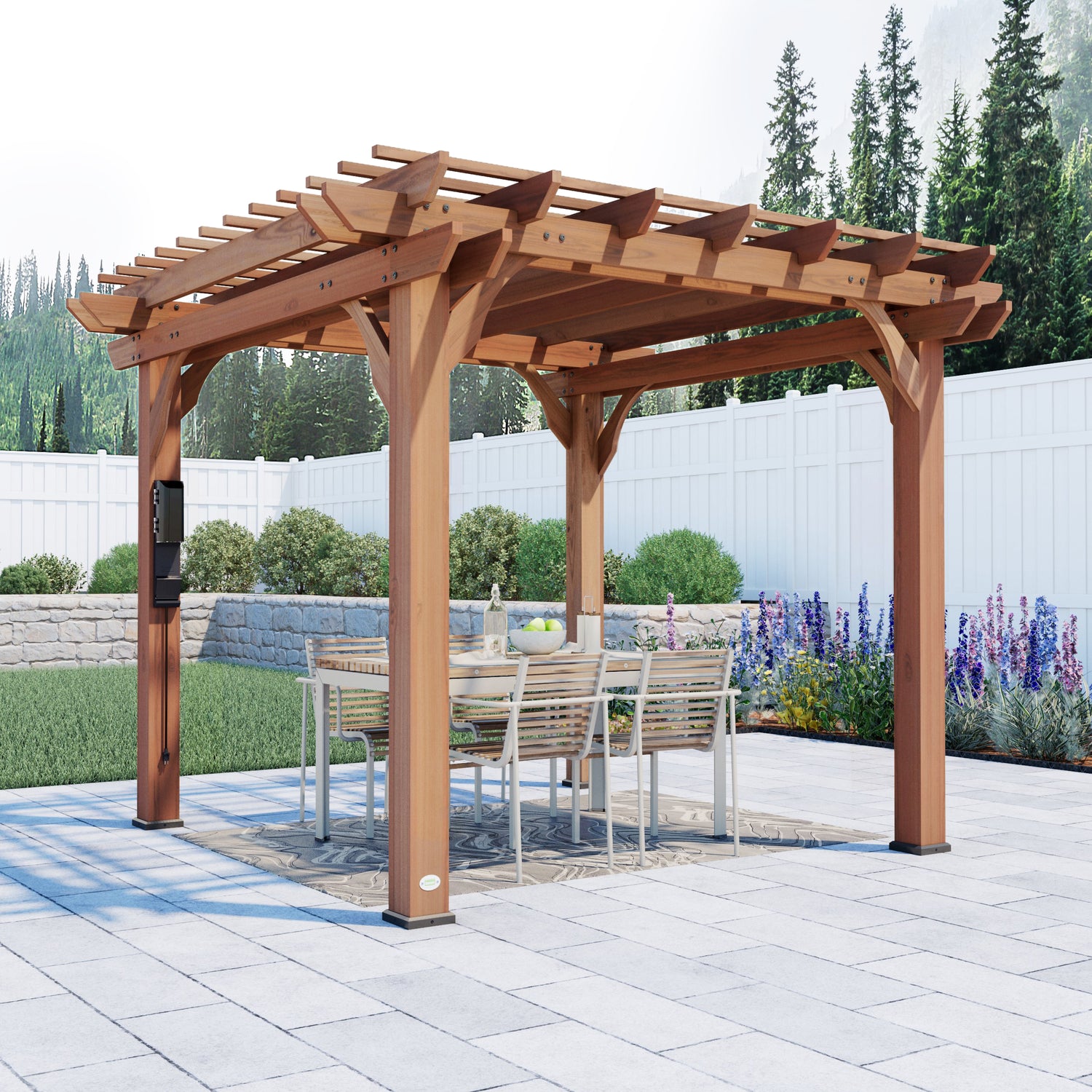 10x10 Beaumont Pergola — Backyard Discovery cedar pergolas