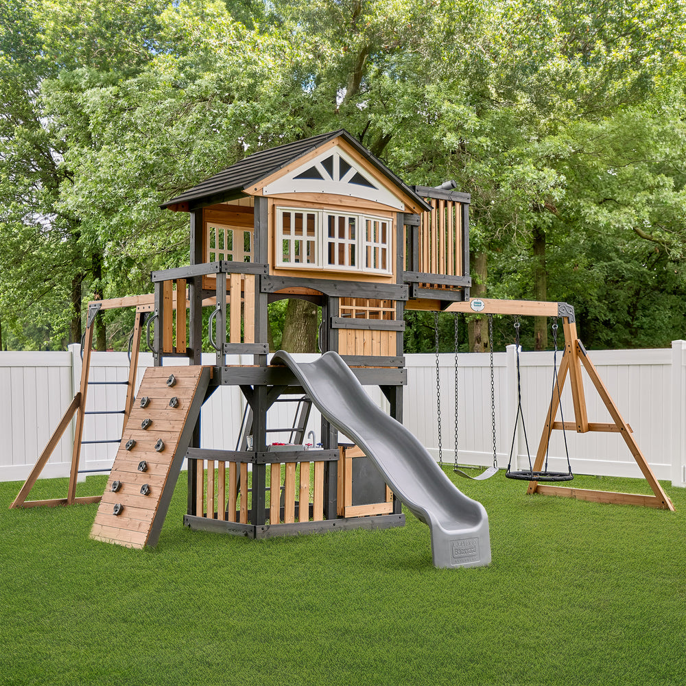 Rosewood Falls Backyard Discovery cedar playset