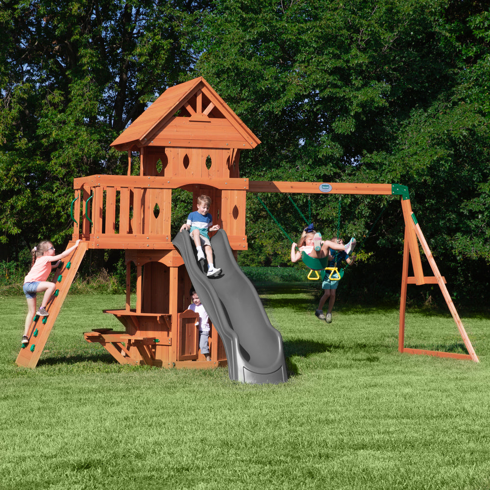 Woodland Backyard Discovery cedar playset